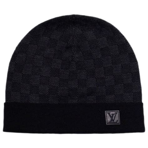 louis vuitton beanie damier|louis vuitton eclipse beanie.